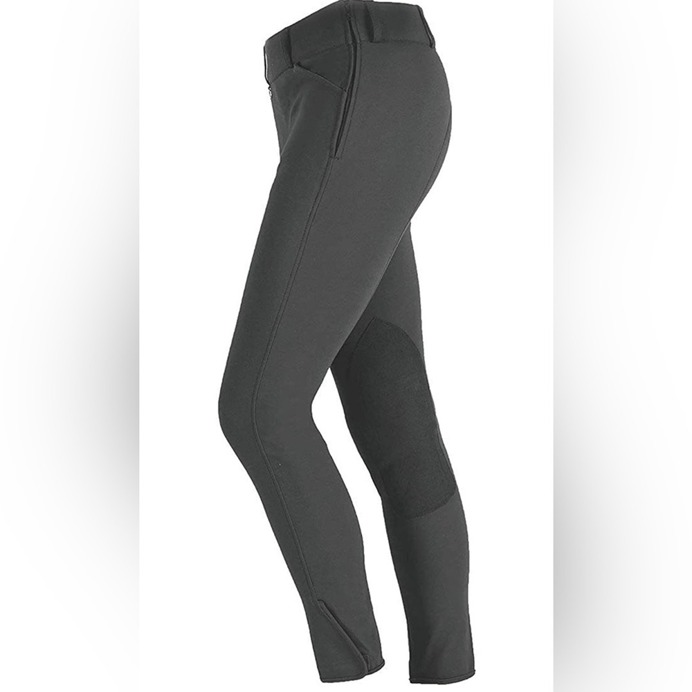 Shires Ladies Berkeley Wide Waist Breeches Black - 34